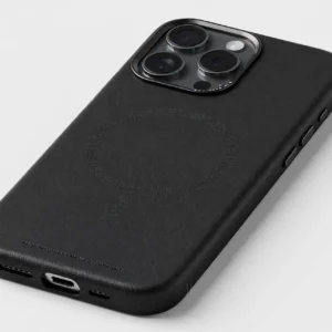 ZIVRA MagSafe Leather Case - Matte Black